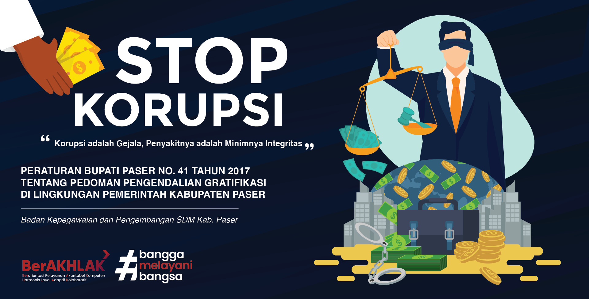 Banner Anti Korupsi