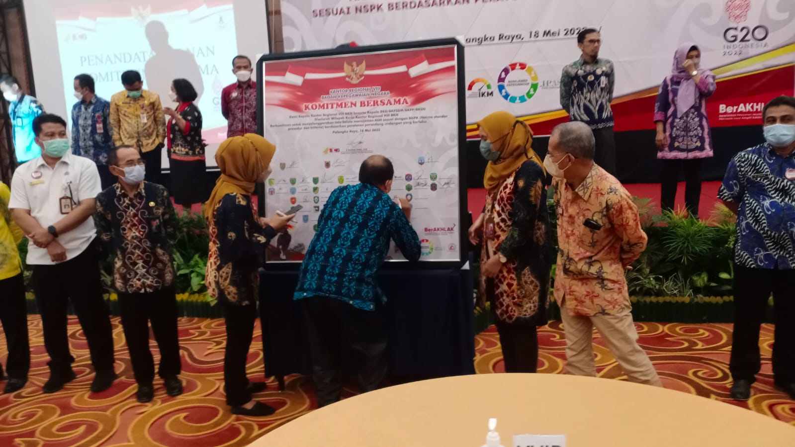 Kepala BKPSDM Paser Hadiri Rakor Sewilayah Kerja BKN Kantor Regional VIII di Kalimantan Tengah